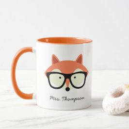 Caneca Raposa Vermelha hipster