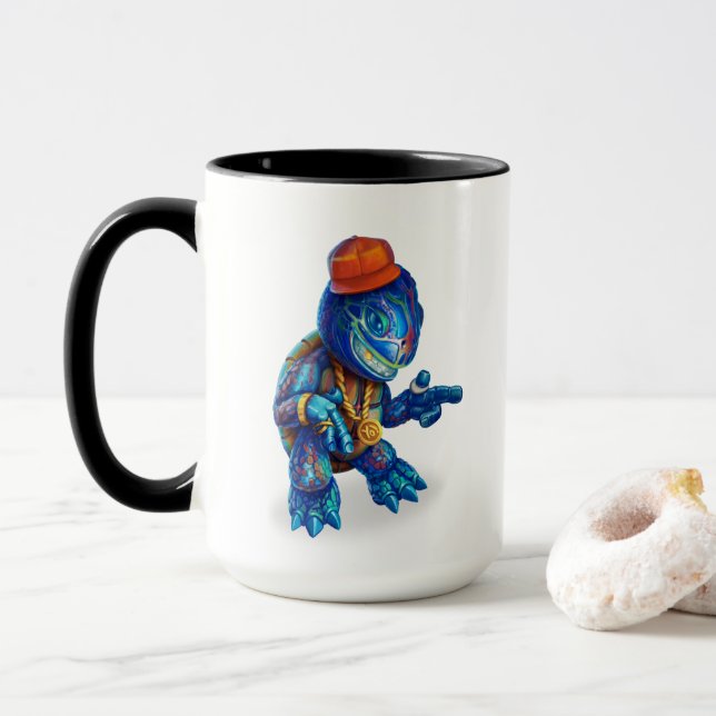 Caneca Rapper. da tartaruga (Com Donut)