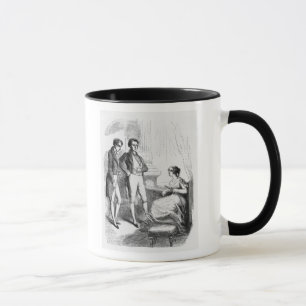 Caneca Rastignac introduziu à senhora de Nucingen