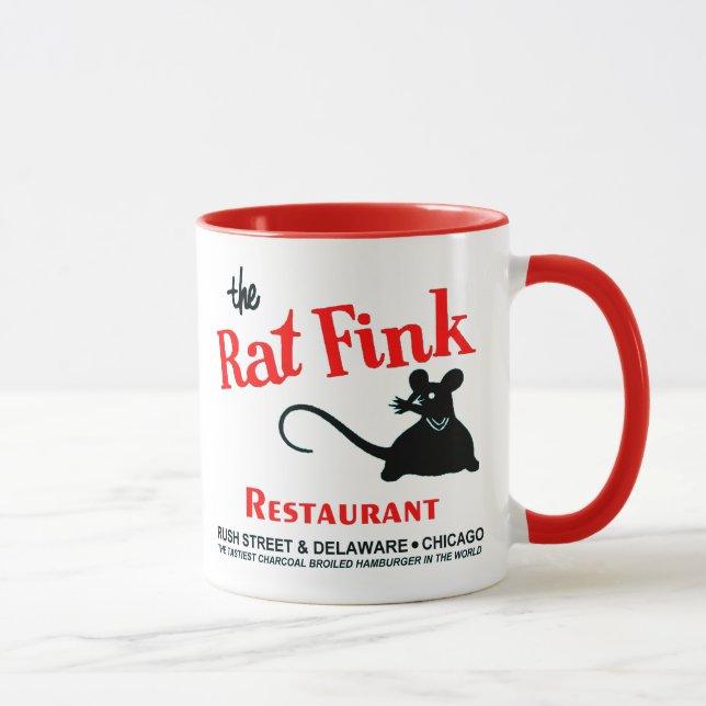Caneca Rat Fink Restaurant, Rush Street, Chicago, IL (Direita)