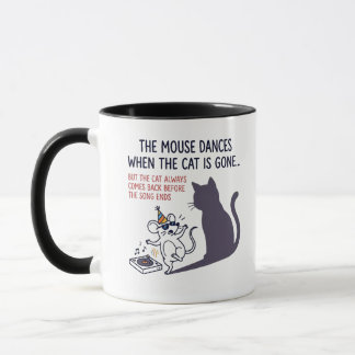 Caneca Rato Dançante & Tocador de Discos Ilustração | Hum