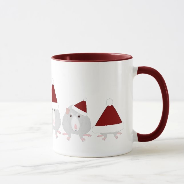 Caneca Ratos de Natal Mug (Direita)