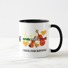 Caneca Ravioli Pasta ORCHESTRAVIOLI - Música Italiana Col
