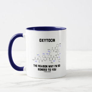 Caneca Razão do Oxytocin eu sou-lhe ligado assim humor d