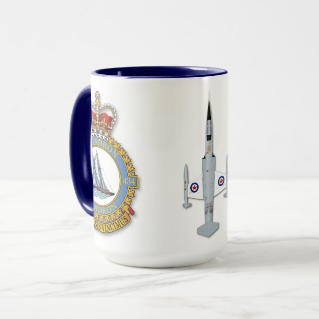 Caneca RCAF 434 Esquadrão/3 Wing CF-104 Mug (Frente Esquerda)