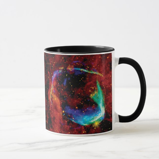 Caneca RCW 86 Supernova Remnant - Foto do Espaço Hubble d (Direita)