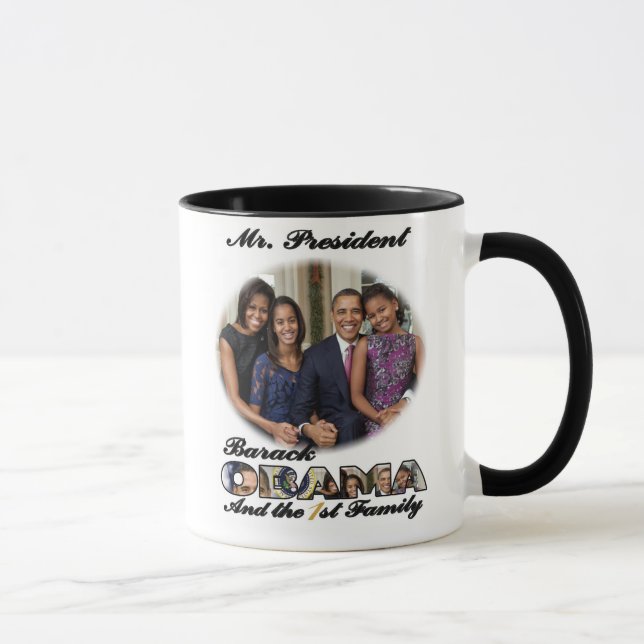 Caneca Re-eleição 2012 do presidente Obama (Direita)