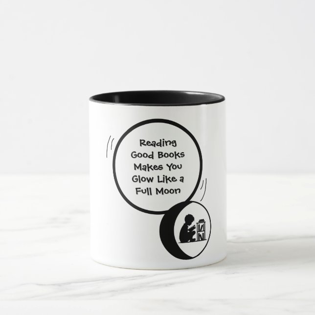 Caneca Reading Makes You Shine Mug (Centro)