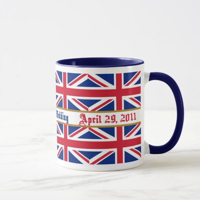 Caneca real de Union Jack da lembrança do (Direita)