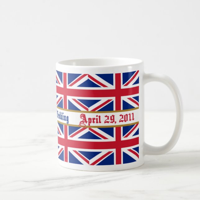 Caneca real de Union Jack da lembrança do (Direita)