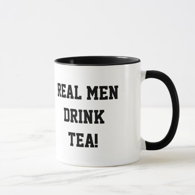 Caneca real do chá da bebida dos homens (Direita)