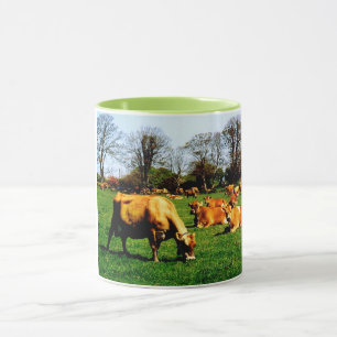 Caneca Rebanho de vacas do jérsei