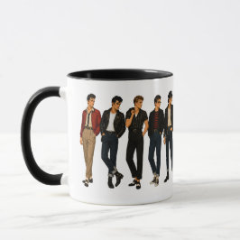 Caneca Rebelde do Rockabilly dos Anos 50