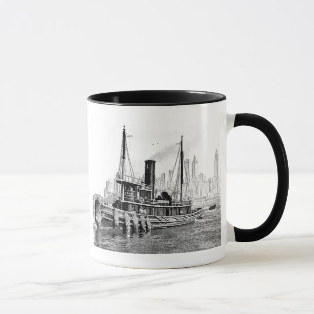 Caneca Reboque e skyline (Direita)