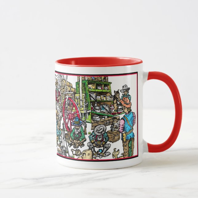 Caneca Receita de Café de Cowboy (Direita)