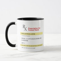 Receita Engraçada Café Mug - Enfermeiras, Farmacêu