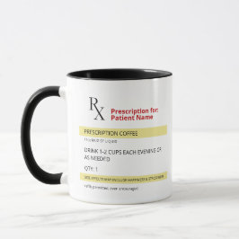 Caneca Receita Engraçada Café Mug - Enfermeiras, Farmacêu