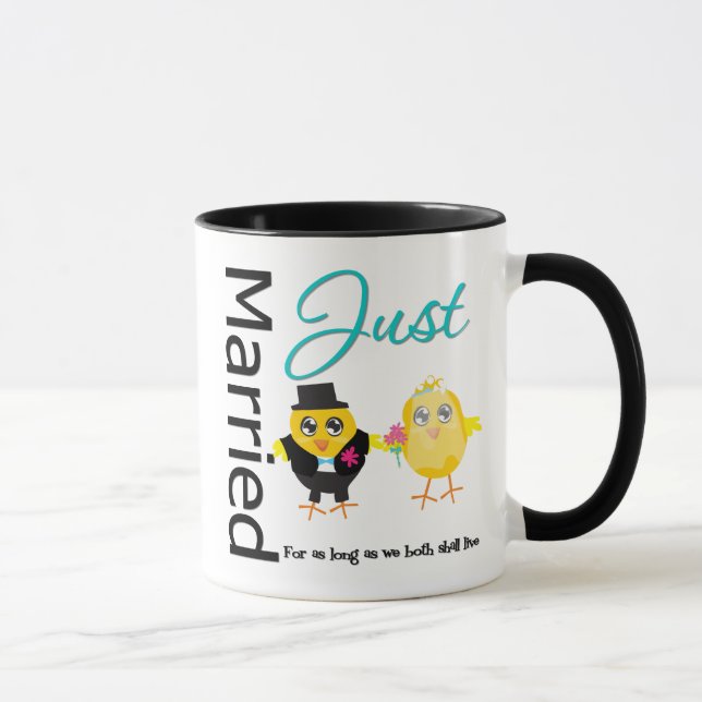 Caneca Recem casados para contanto que nós ambos vivermos (Direita)