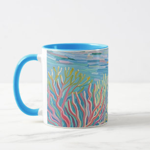 Caneca Recife de Corais Dourados do Oceano