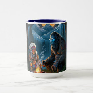 Caneca Recolha de Pé-Grande e Floresta Moonlit Chefe