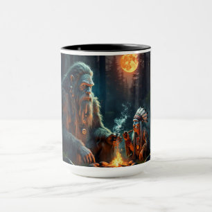 Caneca Recolha de Pé-Grande e Floresta Moonlit Chefe