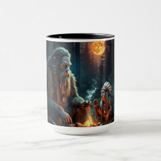 Caneca Recolha de Pé-Grande e Floresta Moonlit Chefe