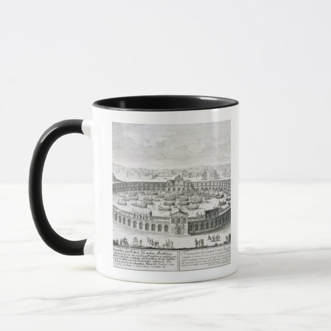 Caneca Reconstrução de uma batalha naval romana, 'de Entw (Esquerda)