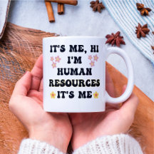 Recursos Humanos Mug, Presentes, Destaque café Pre