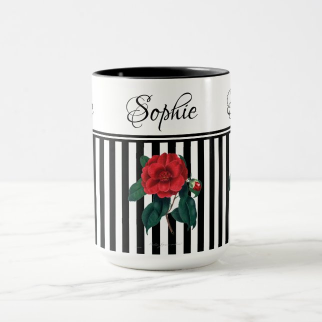 Caneca Red Camillia Floral Mug (Centro)