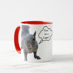 Caneca Red Cheeky Squirrel Mug