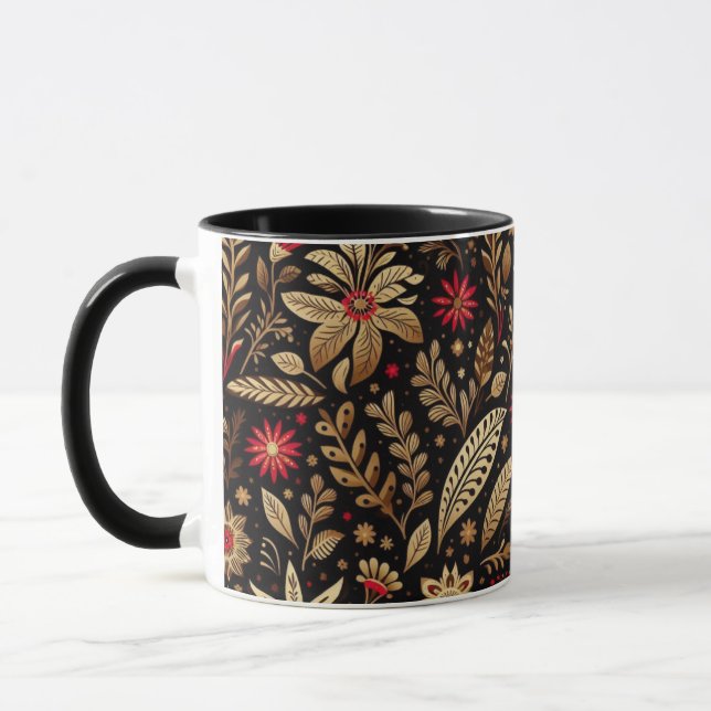 Caneca Red Floral Mexican High  (Esquerda)