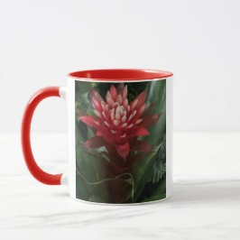Caneca Red Flower Photo Mug