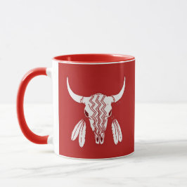 Caneca Red Ghost Dance Buffalo Red combo