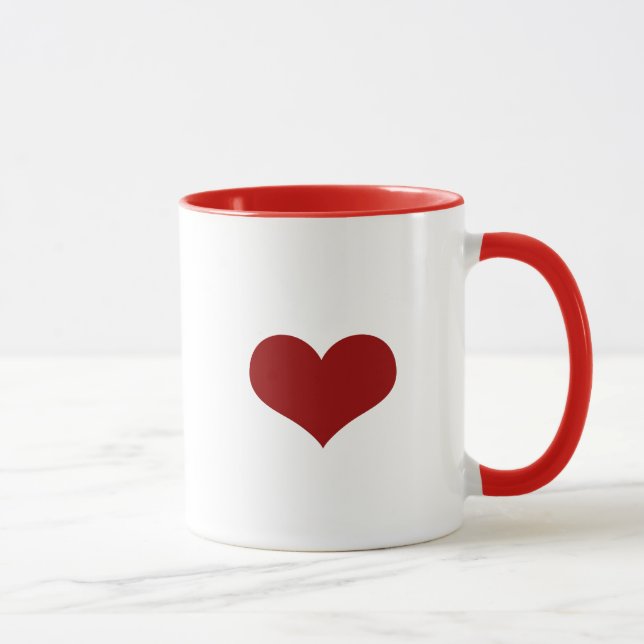 Caneca Red Heart Love Have a Heart (Direita)