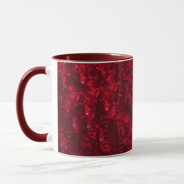 Caneca Red Mug Feliz Feriado (Esquerda)
