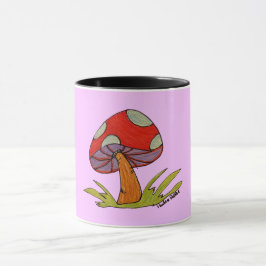 Caneca Red Mushroom Coffee Mug