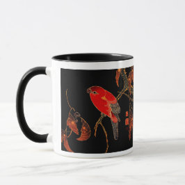 Caneca Red Parrot Fine Art