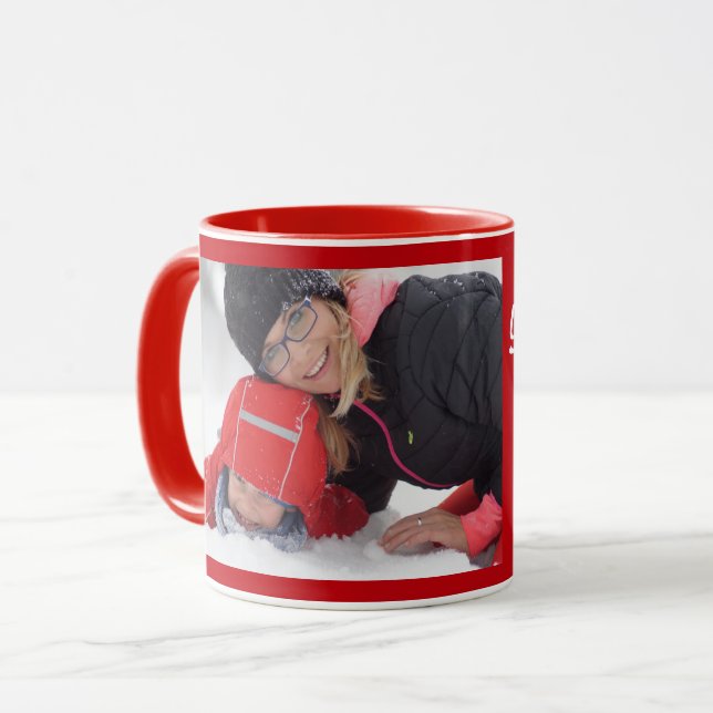 Caneca Red Personalize Modelo de Fotografia Presente Coff (Frente Esquerda)