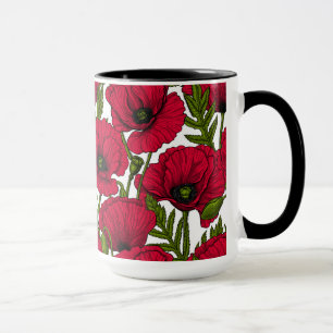 Caneca Red Poppy jardim 2