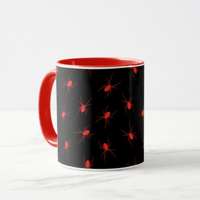 Caneca Red Spider Elegage Halloween (Frente Esquerda)