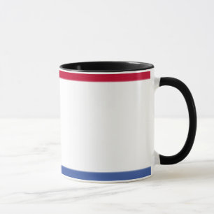 Caneca Red, White e Blue Mug