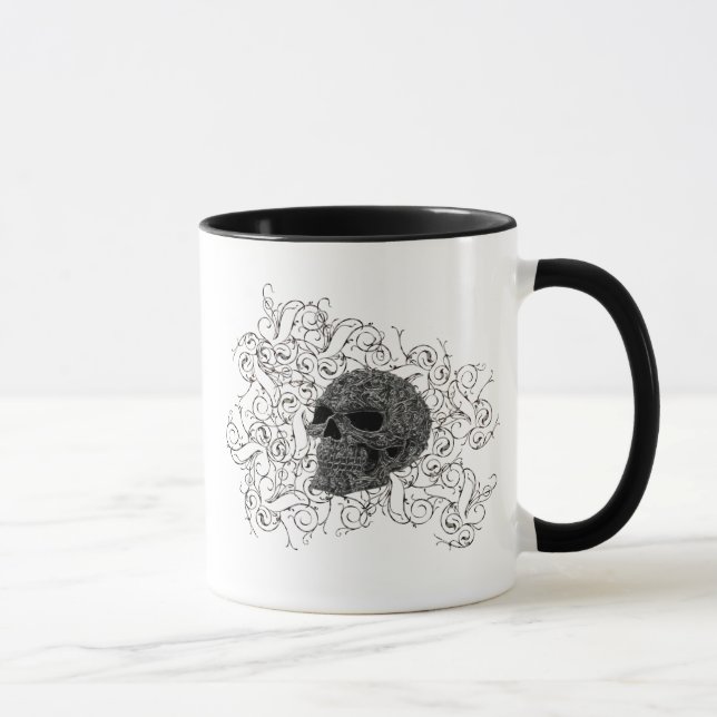 Caneca redemoinho do crânio (Direita)