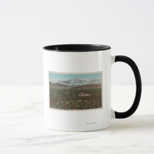 Caneca Redlands, CA - Cena de Montanha e Pomar