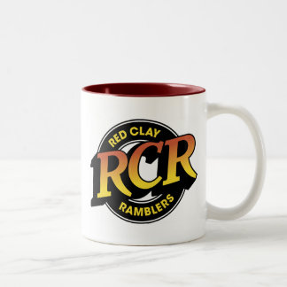 Caneca redonda do logotipo do RCR