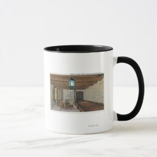 Caneca Redoubt britânico, casernas francesas, pó Magazi