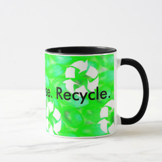 Caneca Reduza. Reusar. Recicl