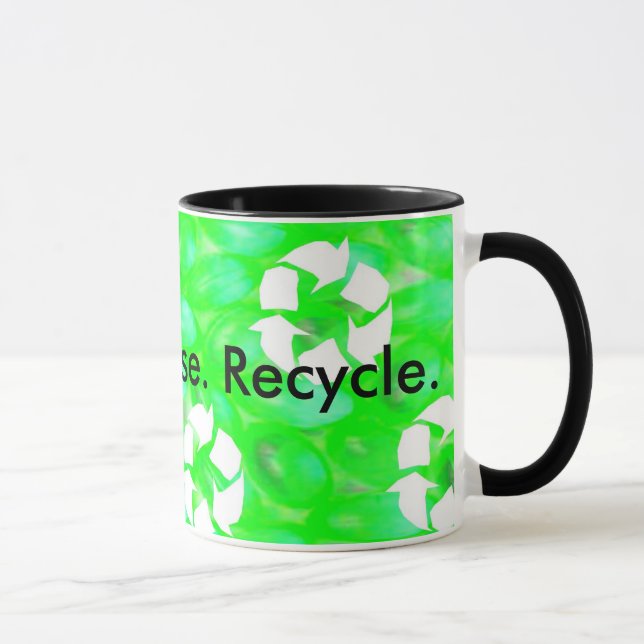 Caneca Reduza. Reusar. Recicl (Direita)