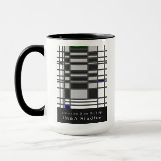 Caneca Reflexão de Minimalismo II sobre De Stijl Mug