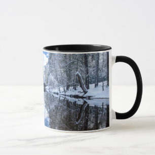 Caneca Reflexão do inverno em Yosemite