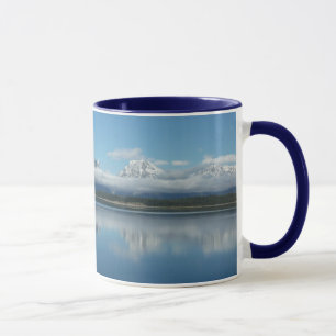 Caneca Reflexão do Monte Moran em Grand Teton